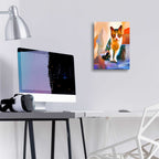 Cat 1A by Ata Alishahi - 12x16 acrylic wall art in a room