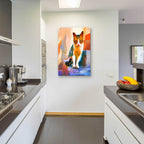 Cat 1A by Ata Alishahi - 24x36 acrylic wall art in a room