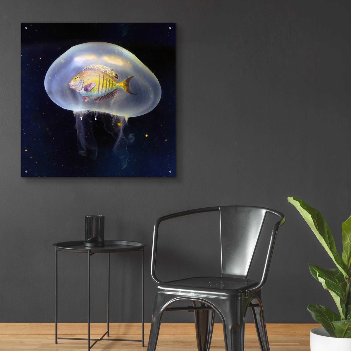 No Way by Ata Alishahi - 36x36 acrylic wall art in a room