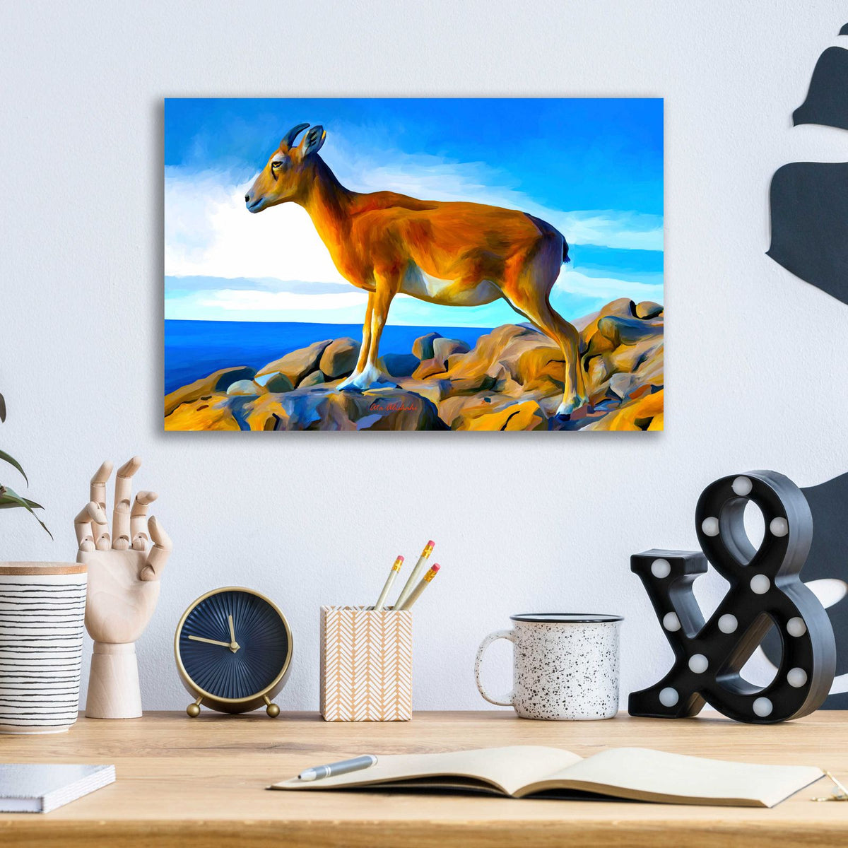 Wild Life 2 by Ata Alishahi - 16x12 acrylic wall art in a room