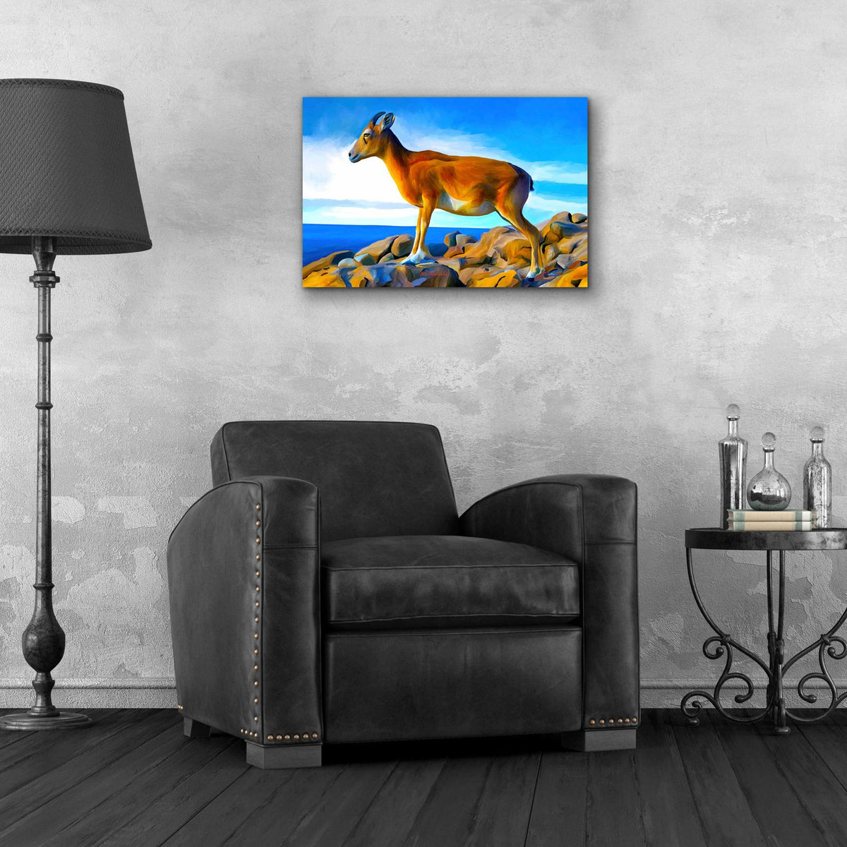 Wild Life 2 by Ata Alishahi - 24x16 acrylic wall art in a room