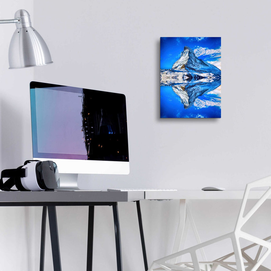 Mountain Reflection by Ata Alishahi - 12x16 acrylic wall art in a room