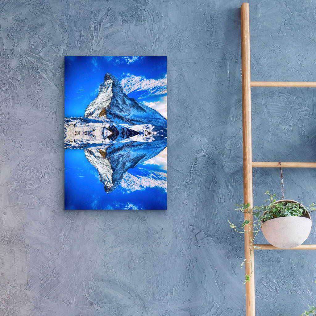 Mountain Reflection by Ata Alishahi - 16x24 acrylic wall art in a room