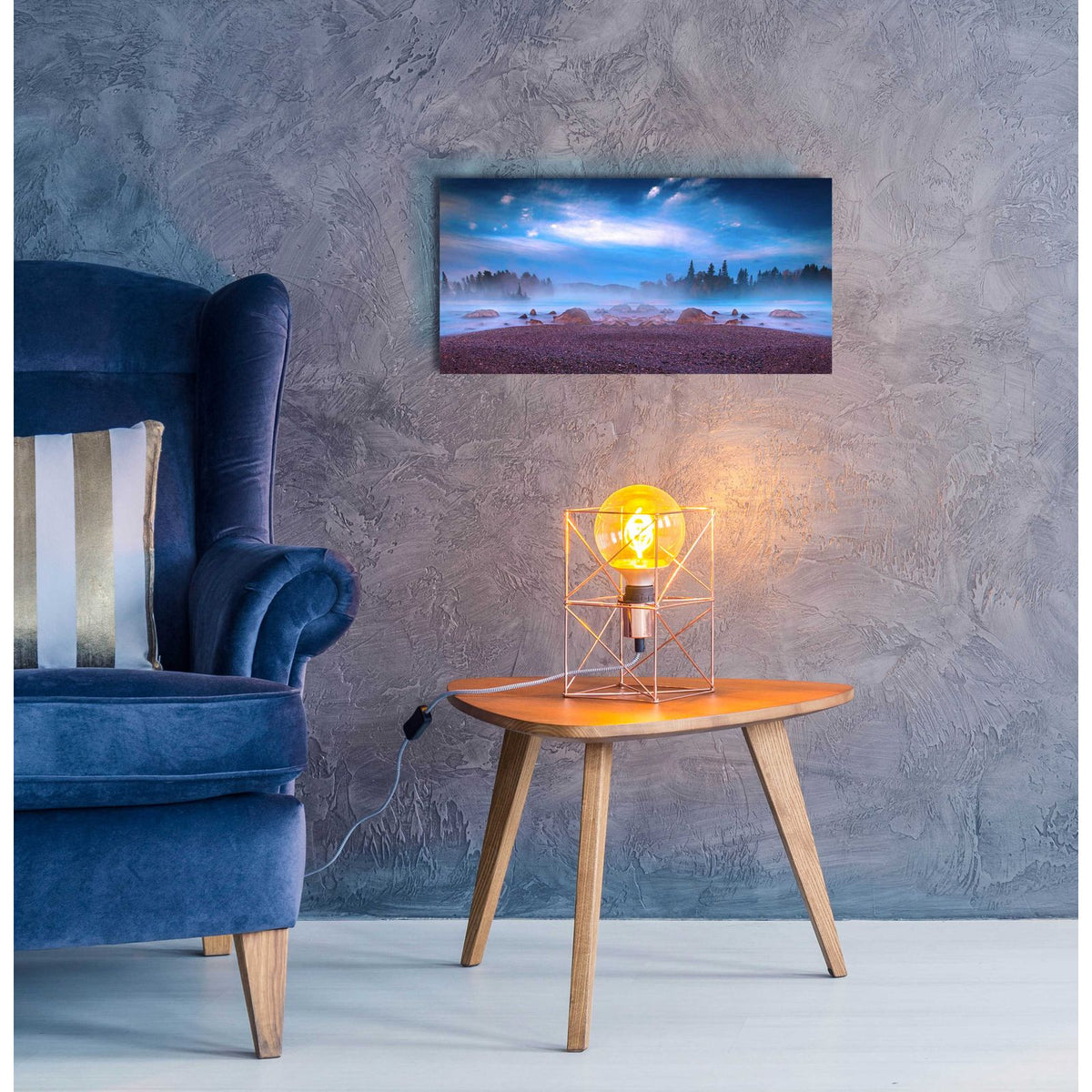Nature Collection 13 by Ata Alishahi - 24x12 acrylic wall art in a room