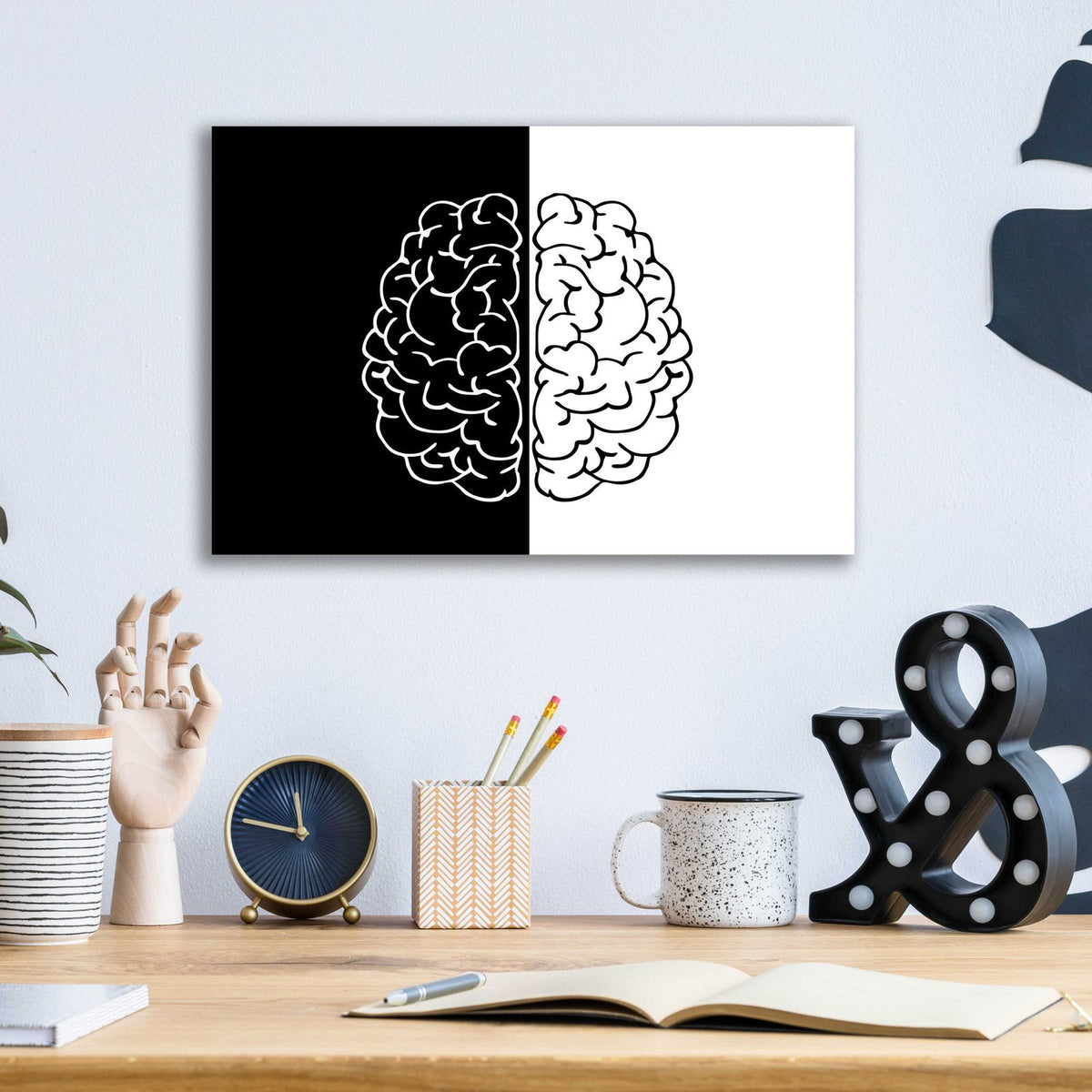 Light And Dark by Ata Alishahi - 16x12 acrylic wall art in a room