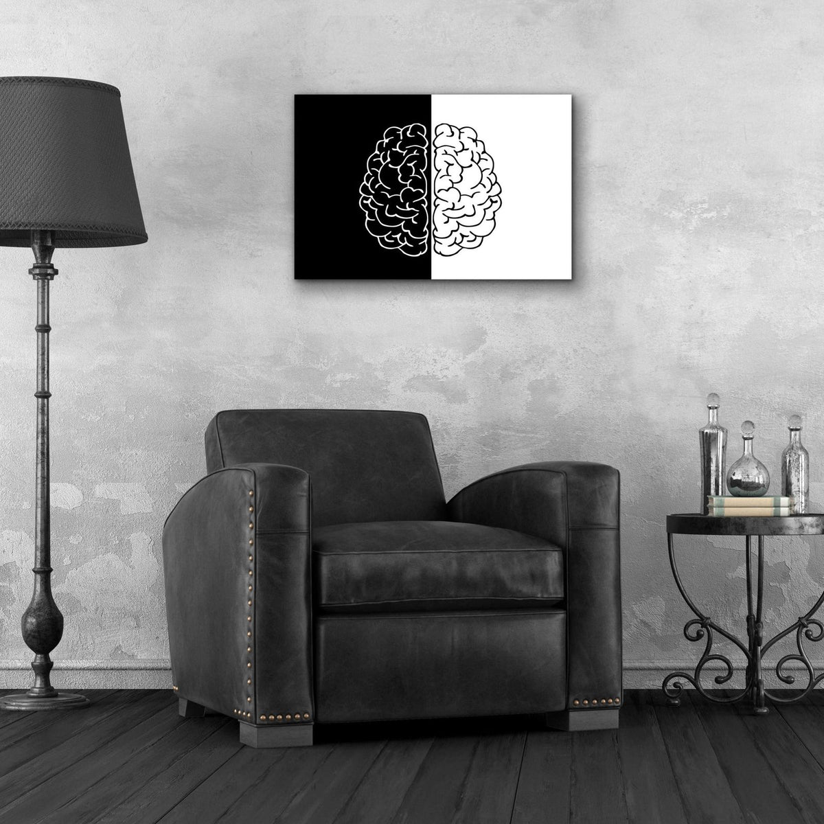 Light And Dark by Ata Alishahi - 24x16 acrylic wall art in a room