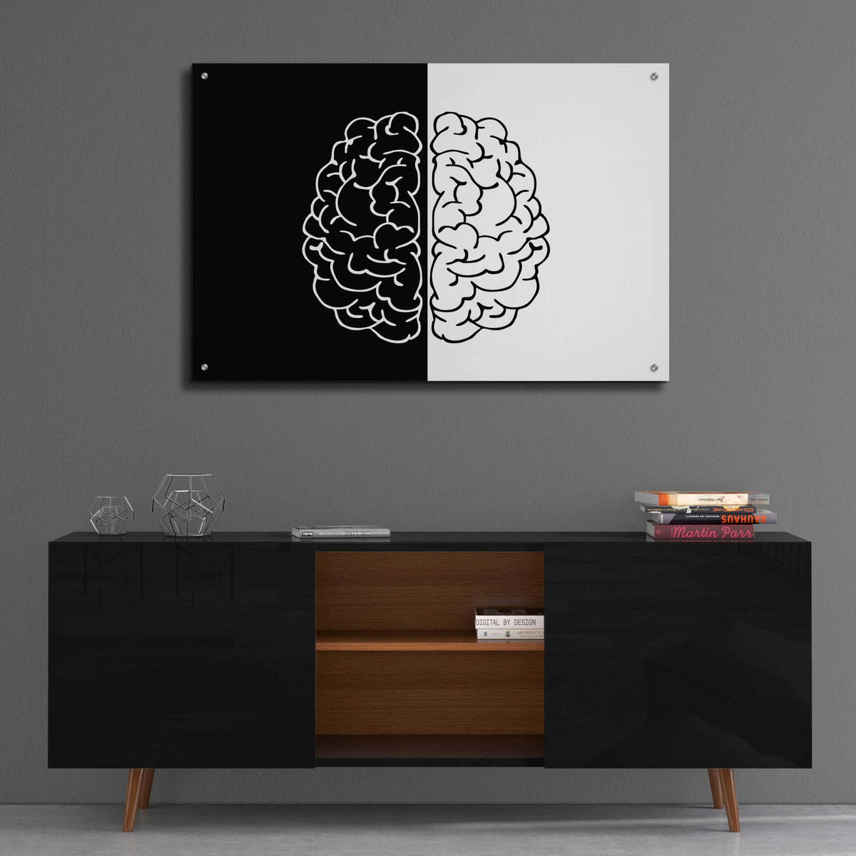 Light And Dark by Ata Alishahi - 36x24 acrylic wall art in a room