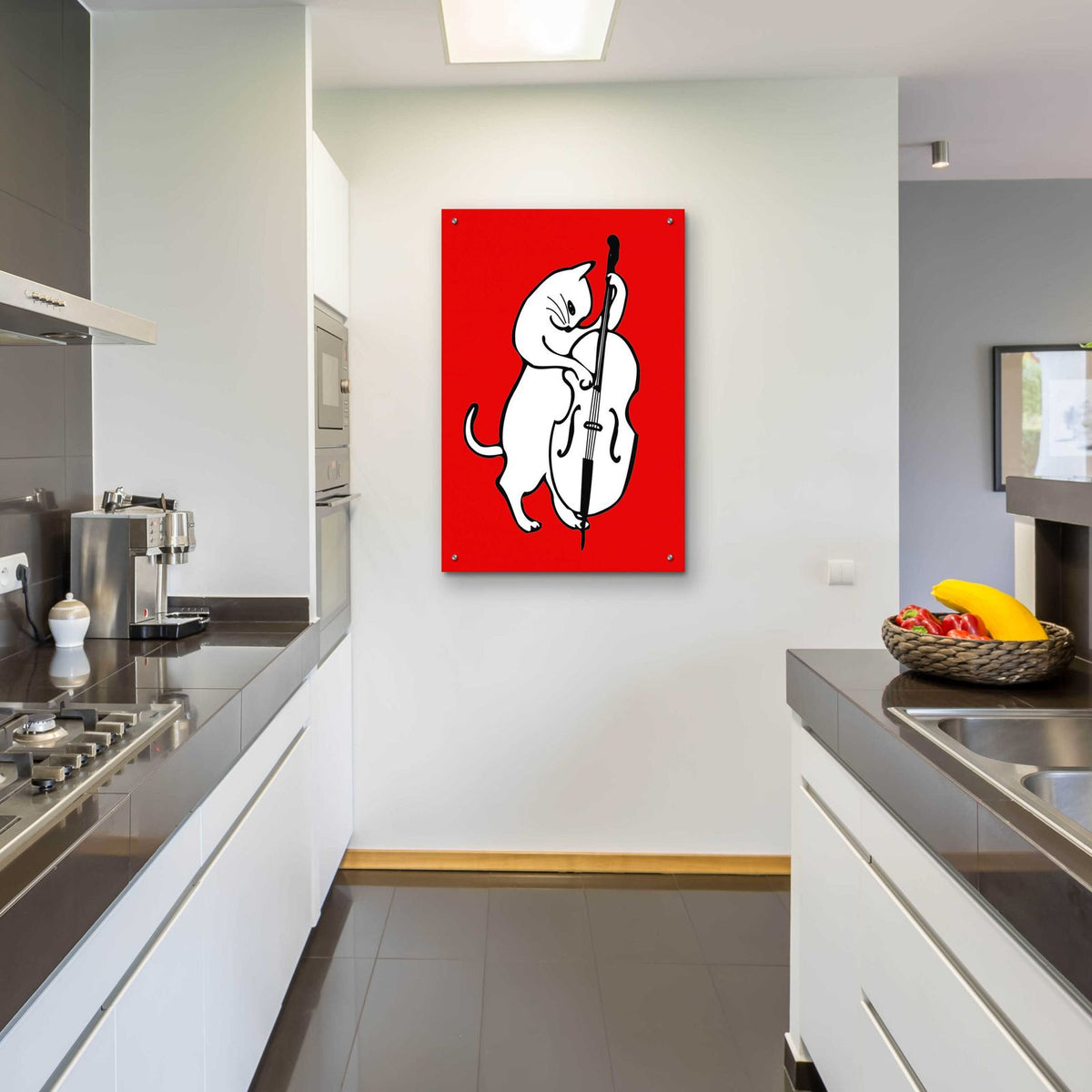 Music Collection 2 by Ata Alishahi - 24x36 acrylic wall art in a room