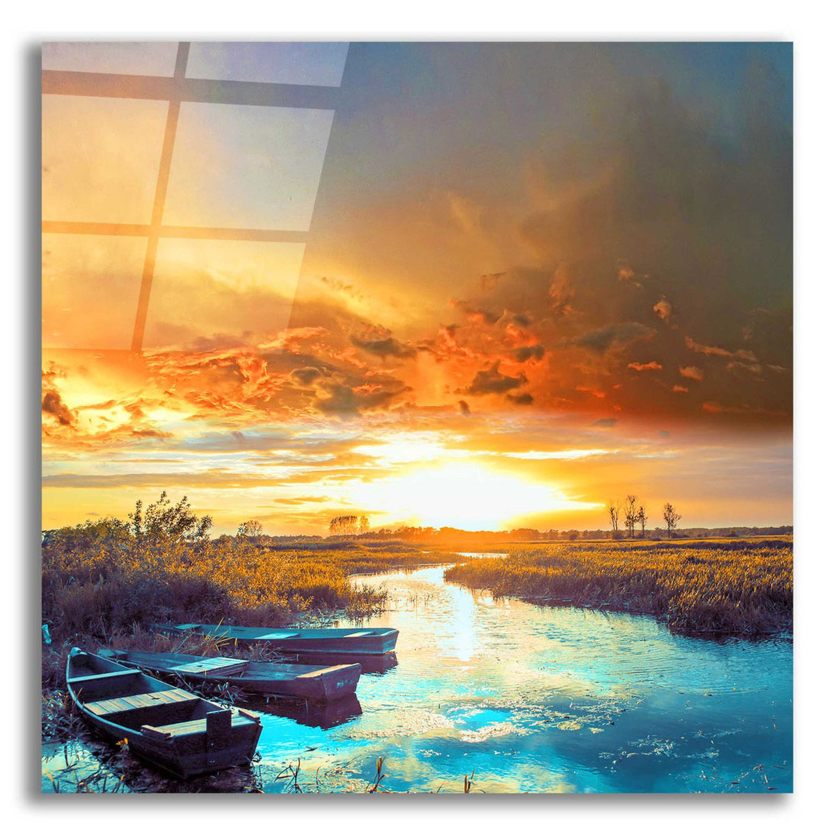 Sun Down Light by Ata Alishahi acrylic glass wall art