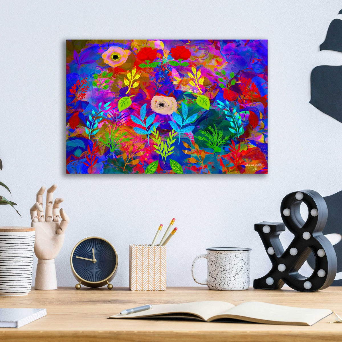 Emotional Journey 11 by Ata Alishahi - 16x12 acrylic wall art in a room