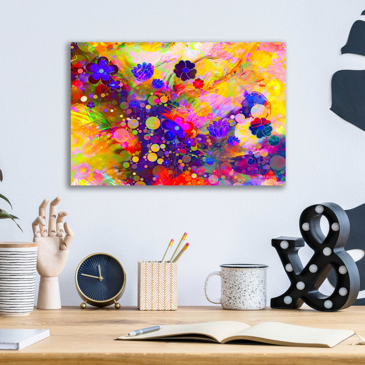 Emotional Journey 12 by Ata Alishahi - 16x12 acrylic wall art in a room