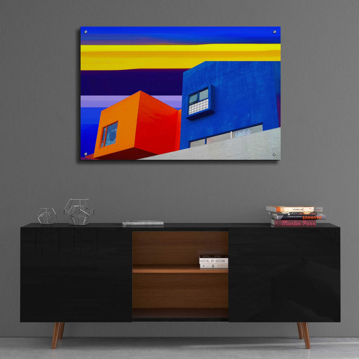 Abstract 1E by Ata Alishahi - 36x24 acrylic wall art in a room