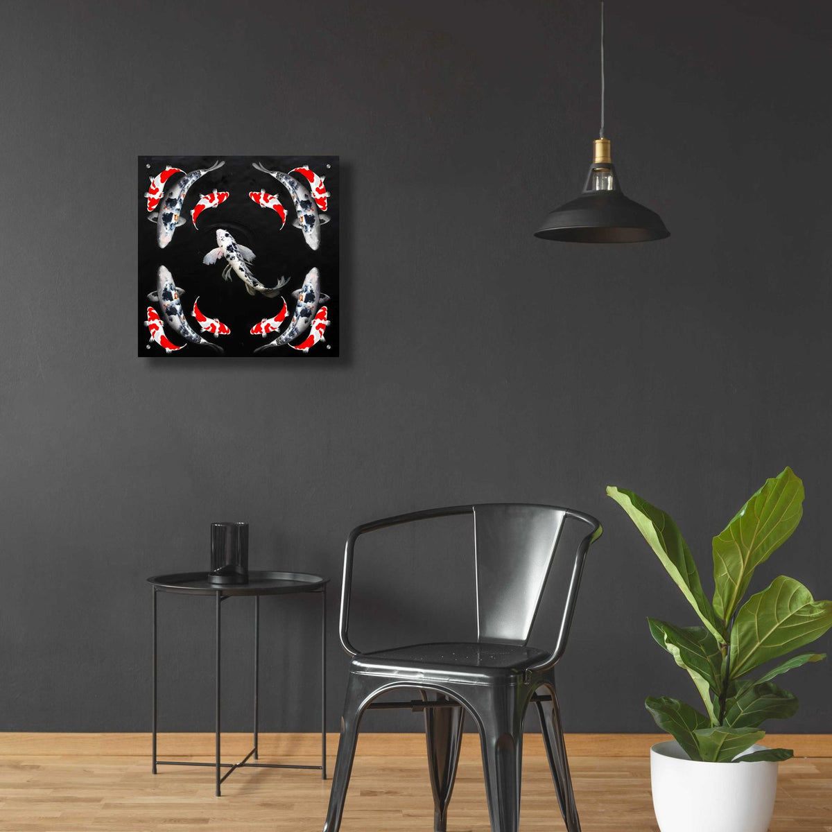 Lockdown Collection 4 by Ata Alishahi - 24x24 acrylic wall art in a room