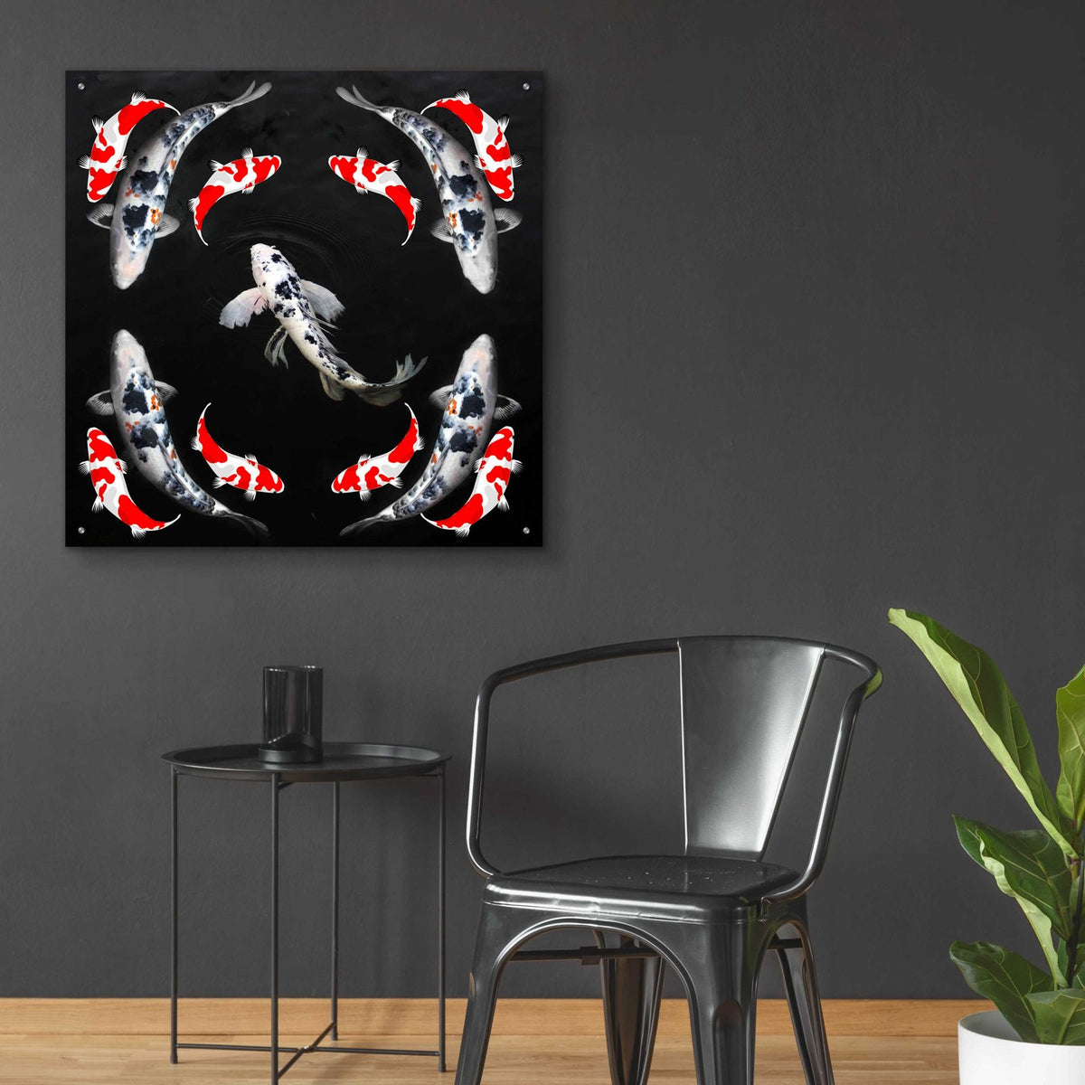 Lockdown Collection 4 by Ata Alishahi - 36x36 acrylic wall art in a room