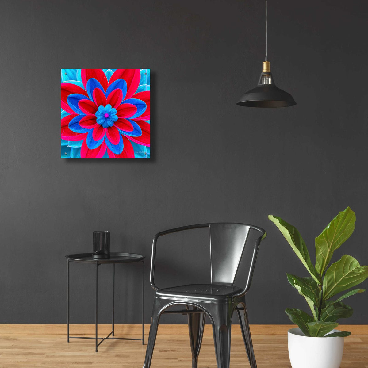 The Color Treasure 25 by Ata Alishahi - 24x24 acrylic wall art in a room