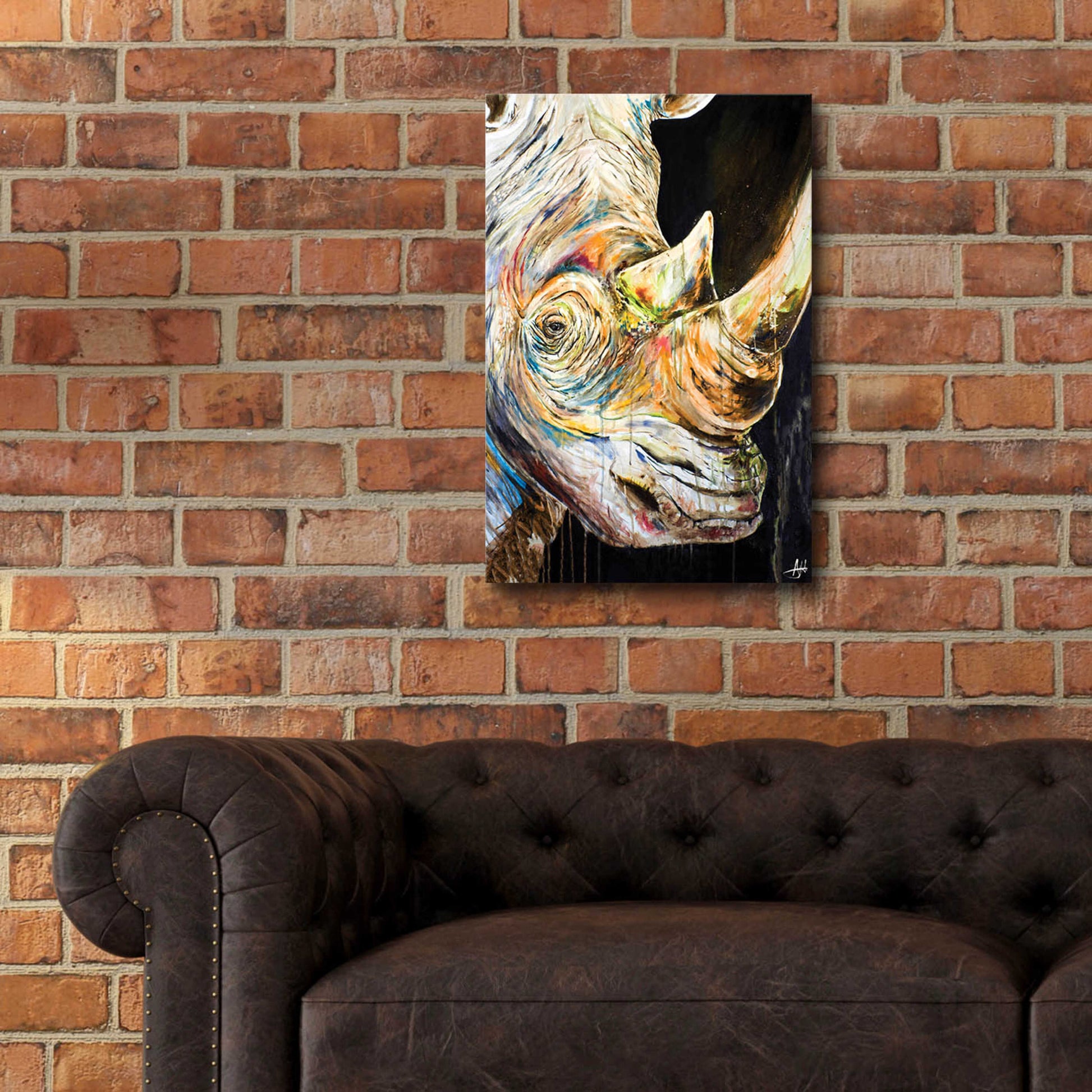 Epic Art 'Unicorn' by Marc Allante, Acrylic Glass Wall Art,16x24