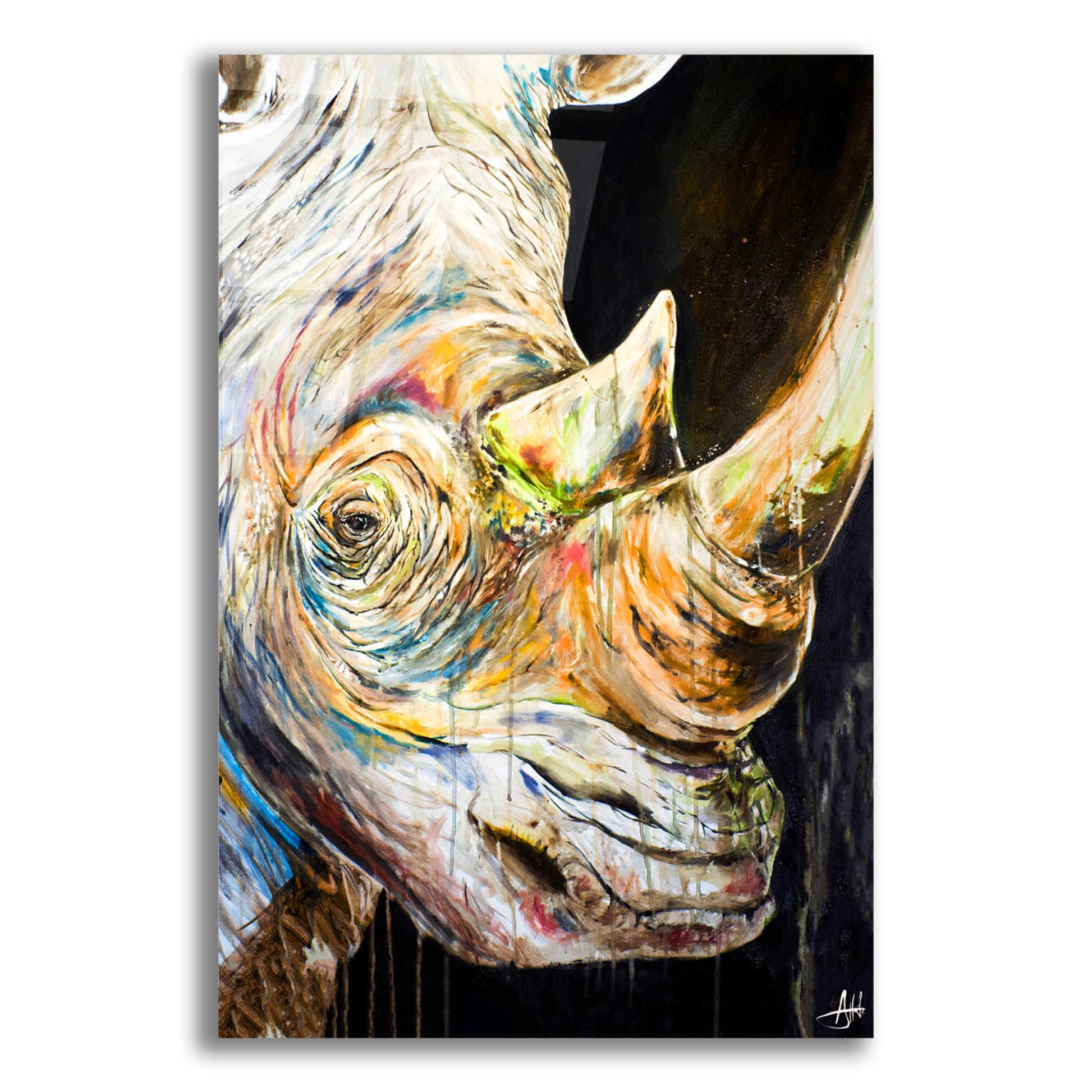 Epic Art 'Unicorn' by Marc Allante, Acrylic Glass Wall Art