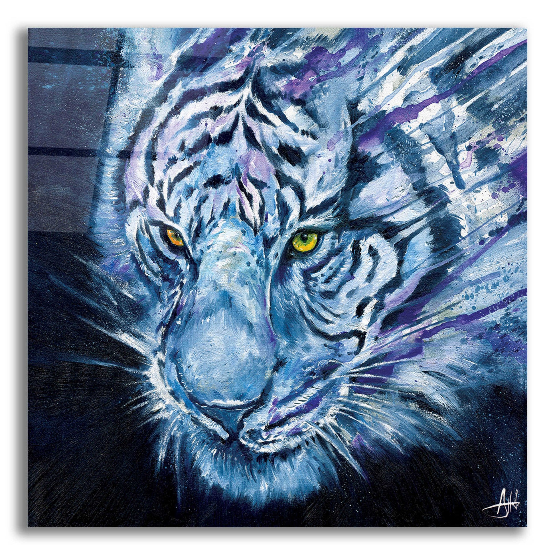 Epic Art 'Nightstalker' by Marc Allante, Acrylic Glass Wall Art,12x12