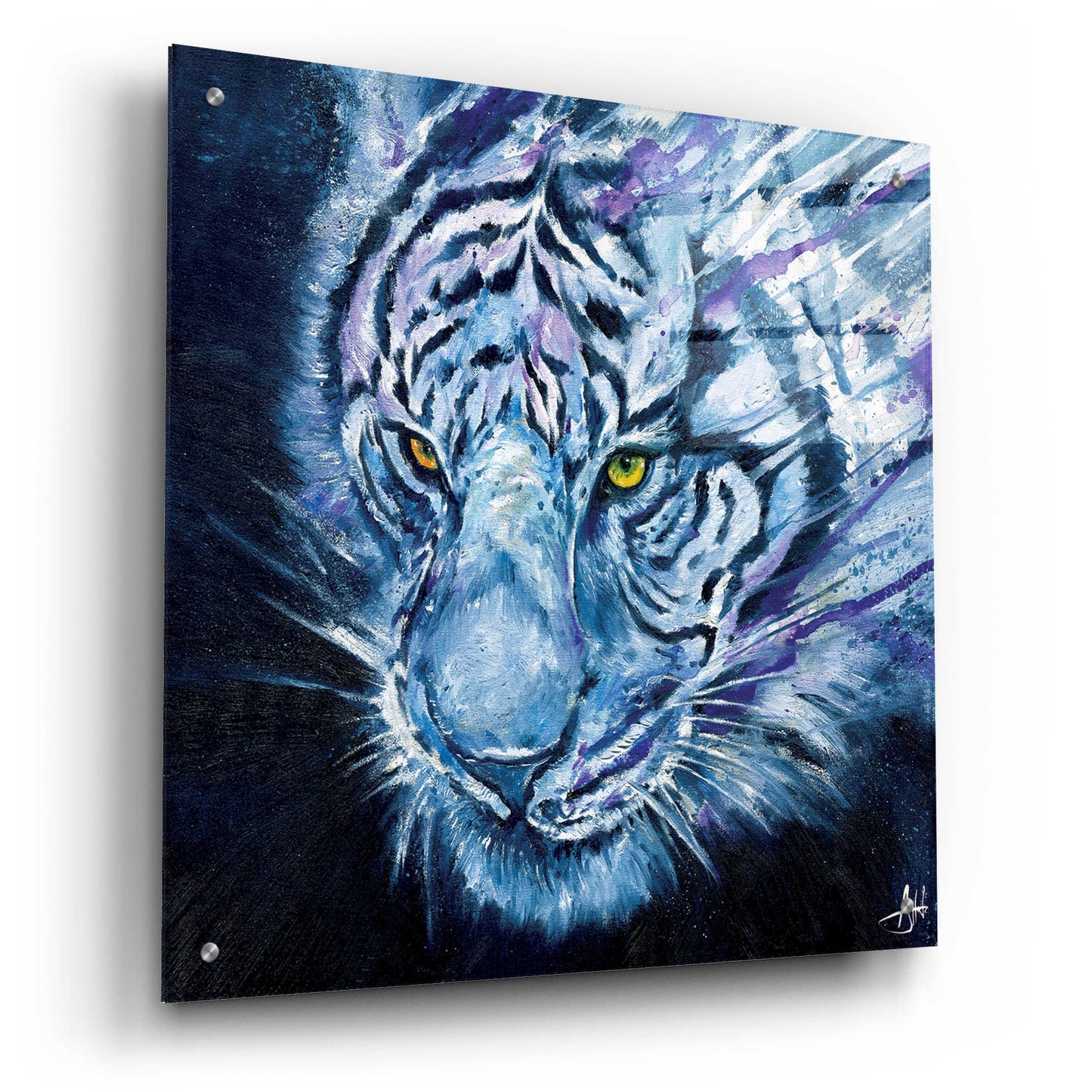 Epic Art 'Nightstalker' by Marc Allante, Acrylic Glass Wall Art,24x24