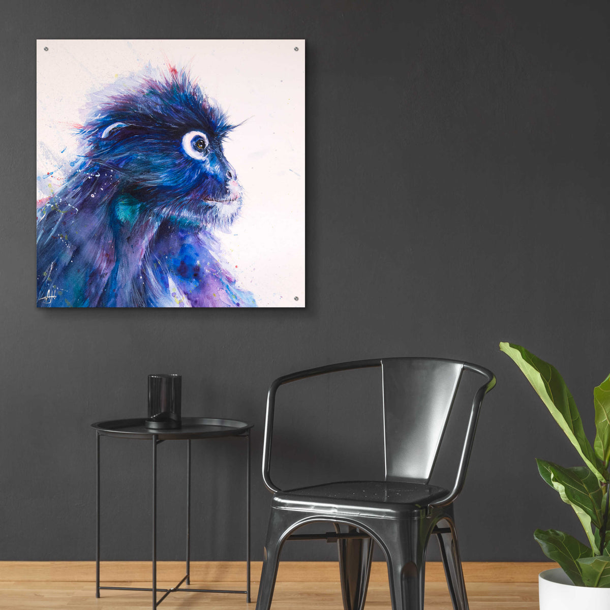 Epic Art 'Monkey Business' by Marc Allante, Acrylic Glass Wall Art,36x36