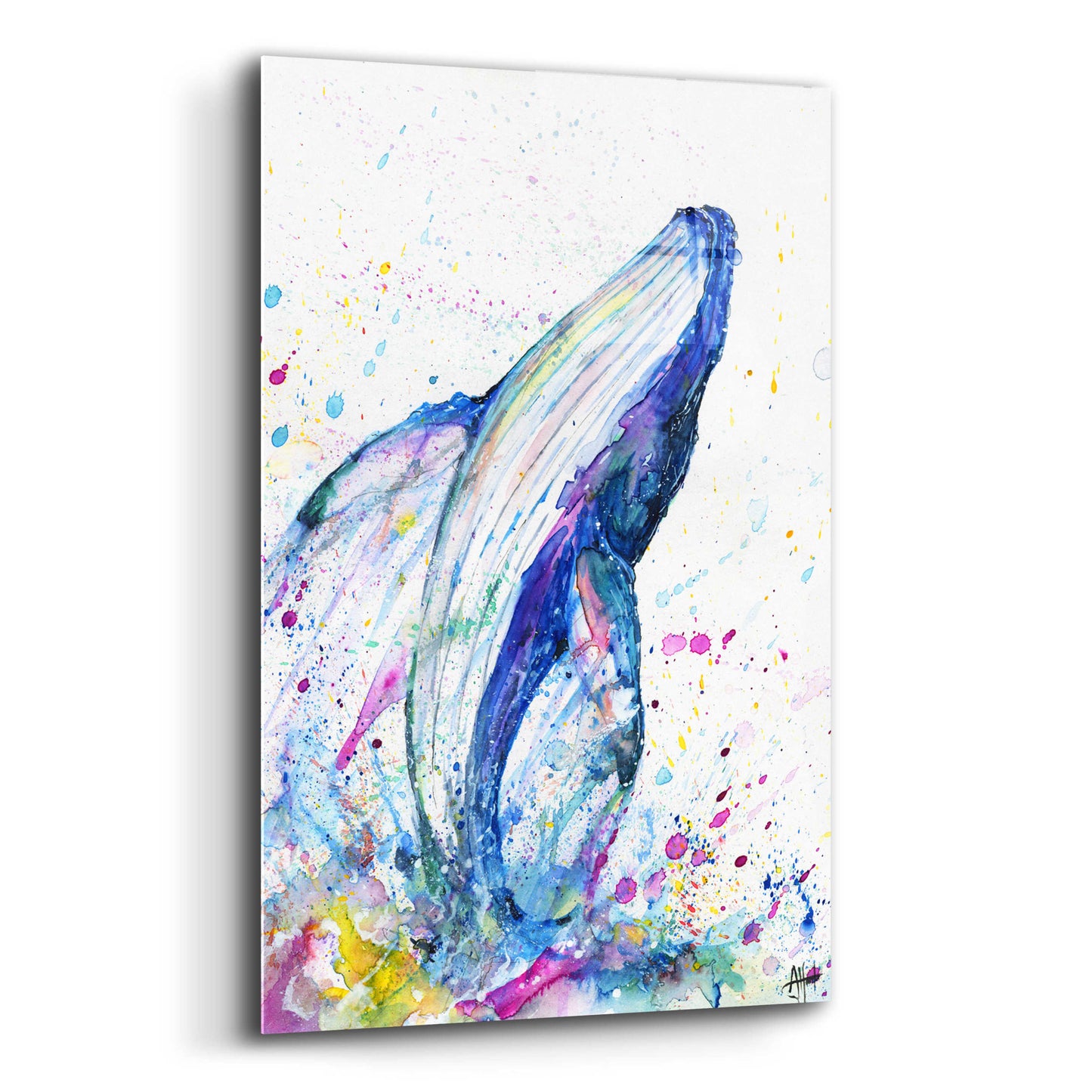 Epic Art 'Breach' by Marc Allante, Acrylic Glass Wall Art,12x16