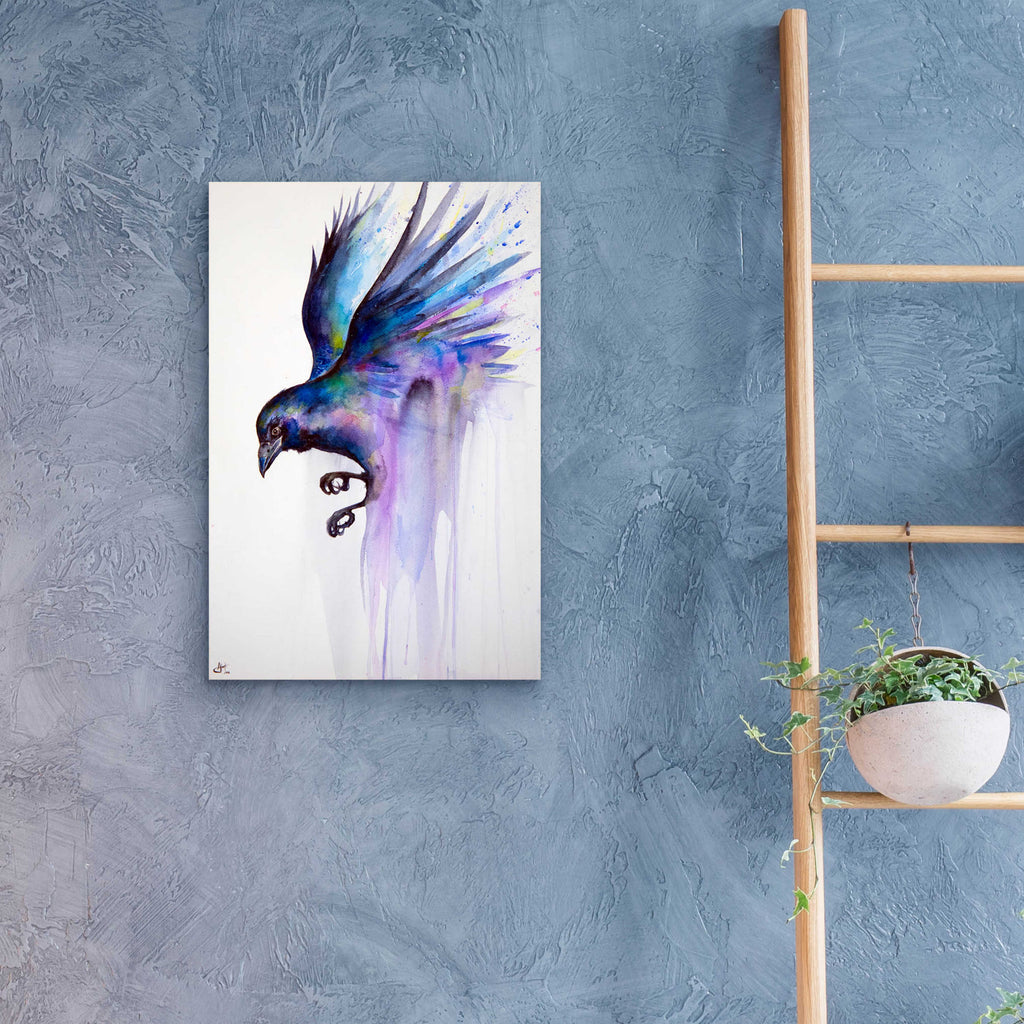 Epic Art 'Nevermore' by Marc Allante, Acrylic Glass Wall Art,16x24