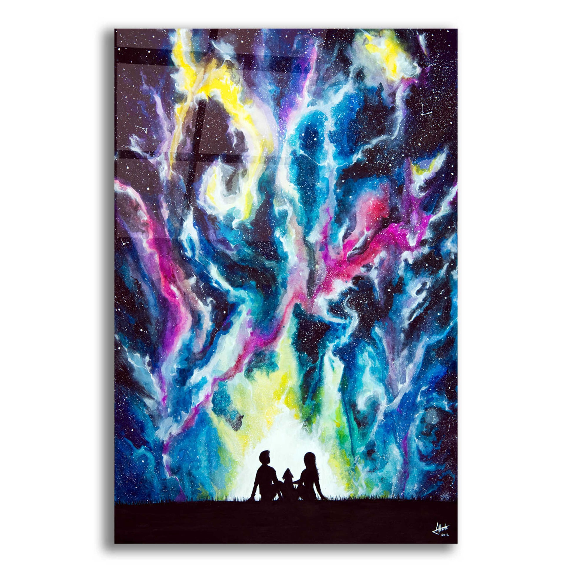 Epic Art 'Stardust' by Marc Allante, Acrylic Glass Wall Art,12x16