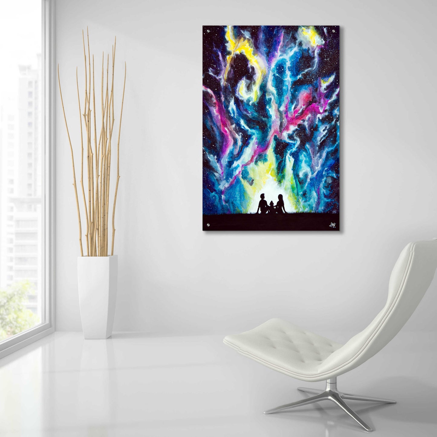 Epic Art 'Stardust' by Marc Allante, Acrylic Glass Wall Art,24x36