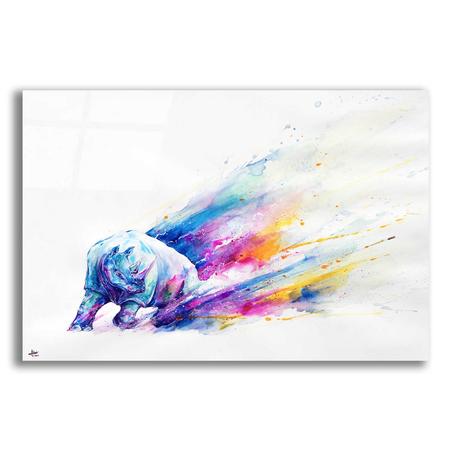 Epic Art 'Ajax' by Marc Allante, Acrylic Glass Wall Art,24x16