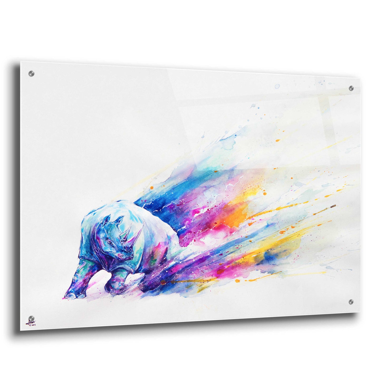 Epic Art 'Ajax' by Marc Allante, Acrylic Glass Wall Art,36x24