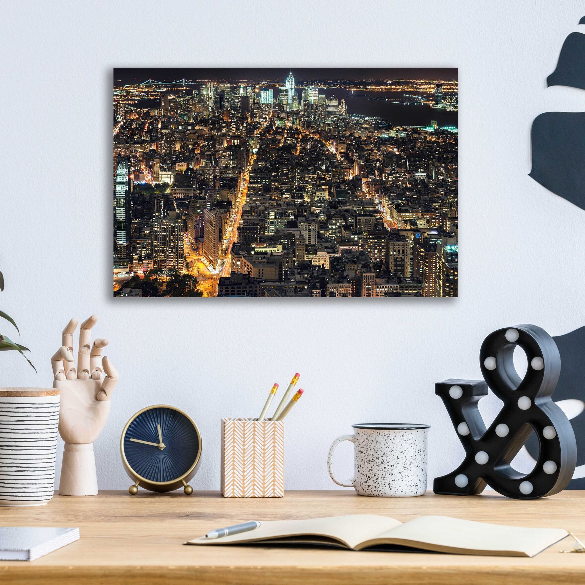 Epic Art 'That New York Feeling' by Natalie Mikaels, Acrylic Glass Wall Art,16x12