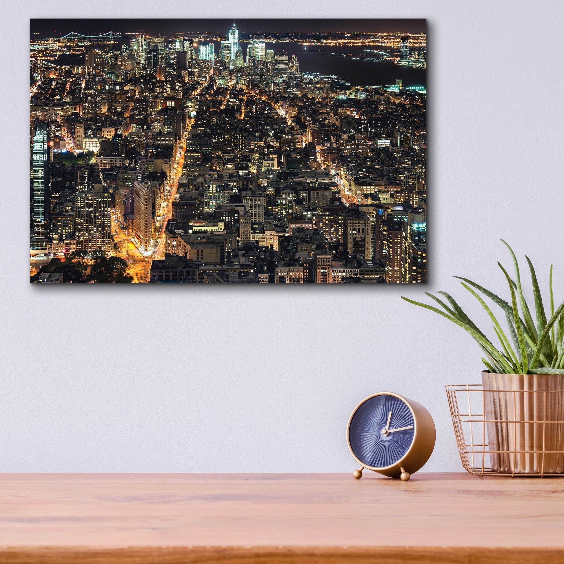 Epic Art 'That New York Feeling' by Natalie Mikaels, Acrylic Glass Wall Art,16x12