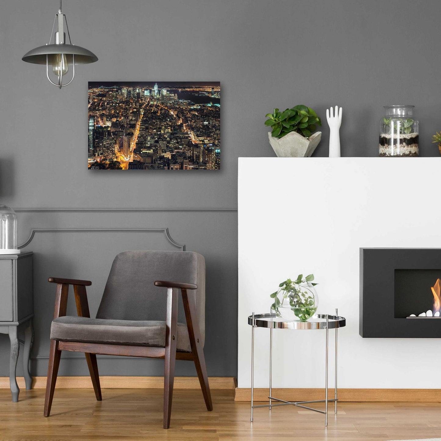 Epic Art 'That New York Feeling' by Natalie Mikaels, Acrylic Glass Wall Art,24x16