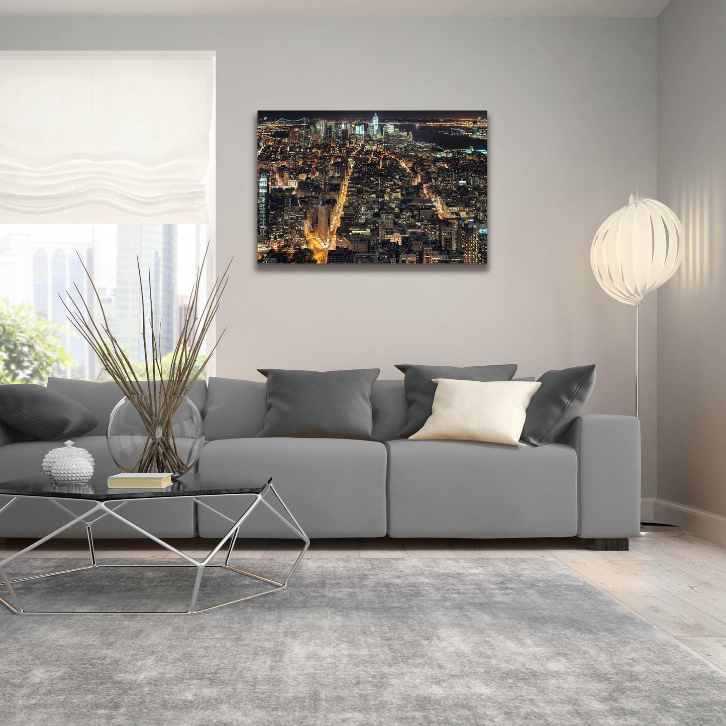 Epic Art 'That New York Feeling' by Natalie Mikaels, Acrylic Glass Wall Art,36x24