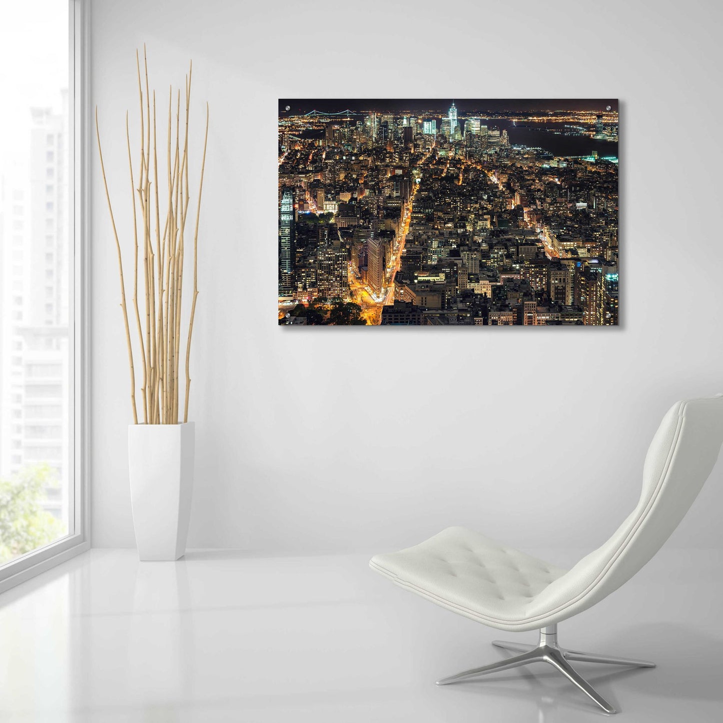 Epic Art 'That New York Feeling' by Natalie Mikaels, Acrylic Glass Wall Art,36x24