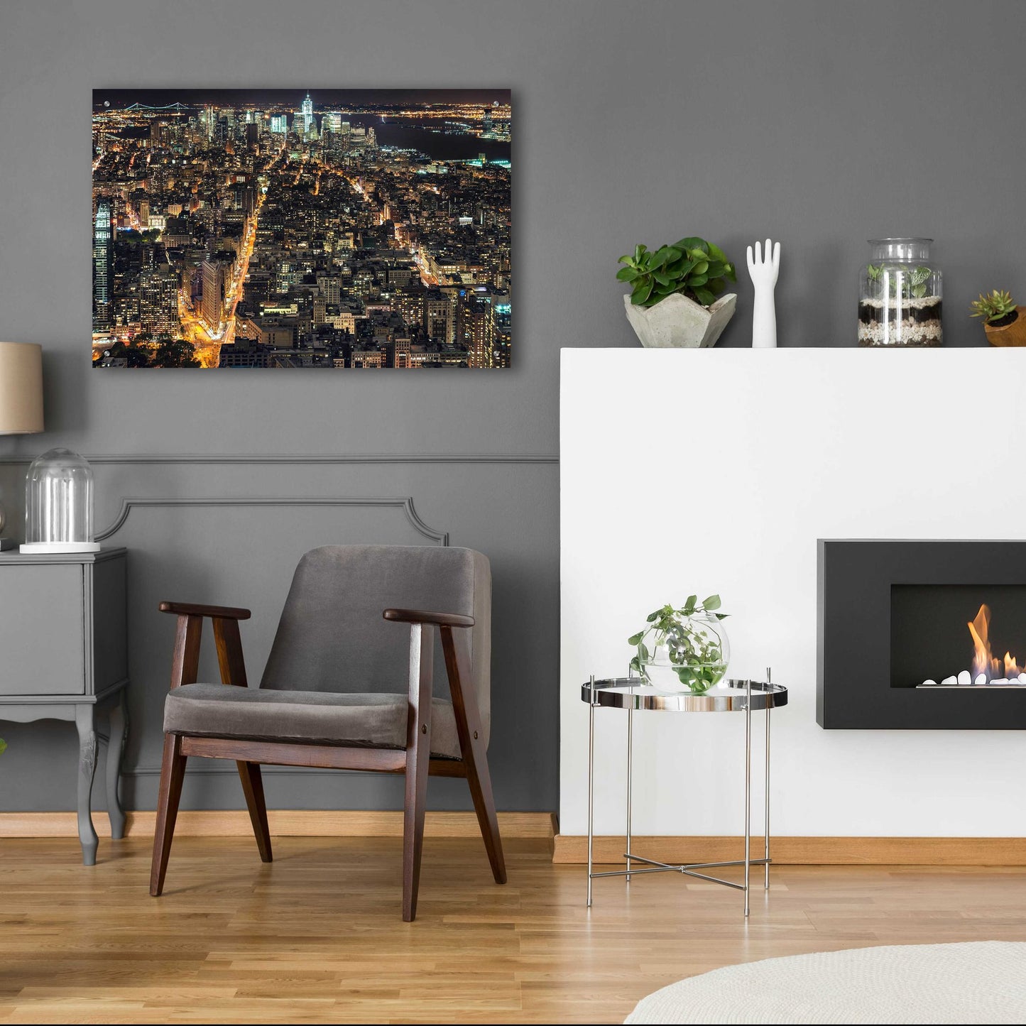 Epic Art 'That New York Feeling' by Natalie Mikaels, Acrylic Glass Wall Art,36x24