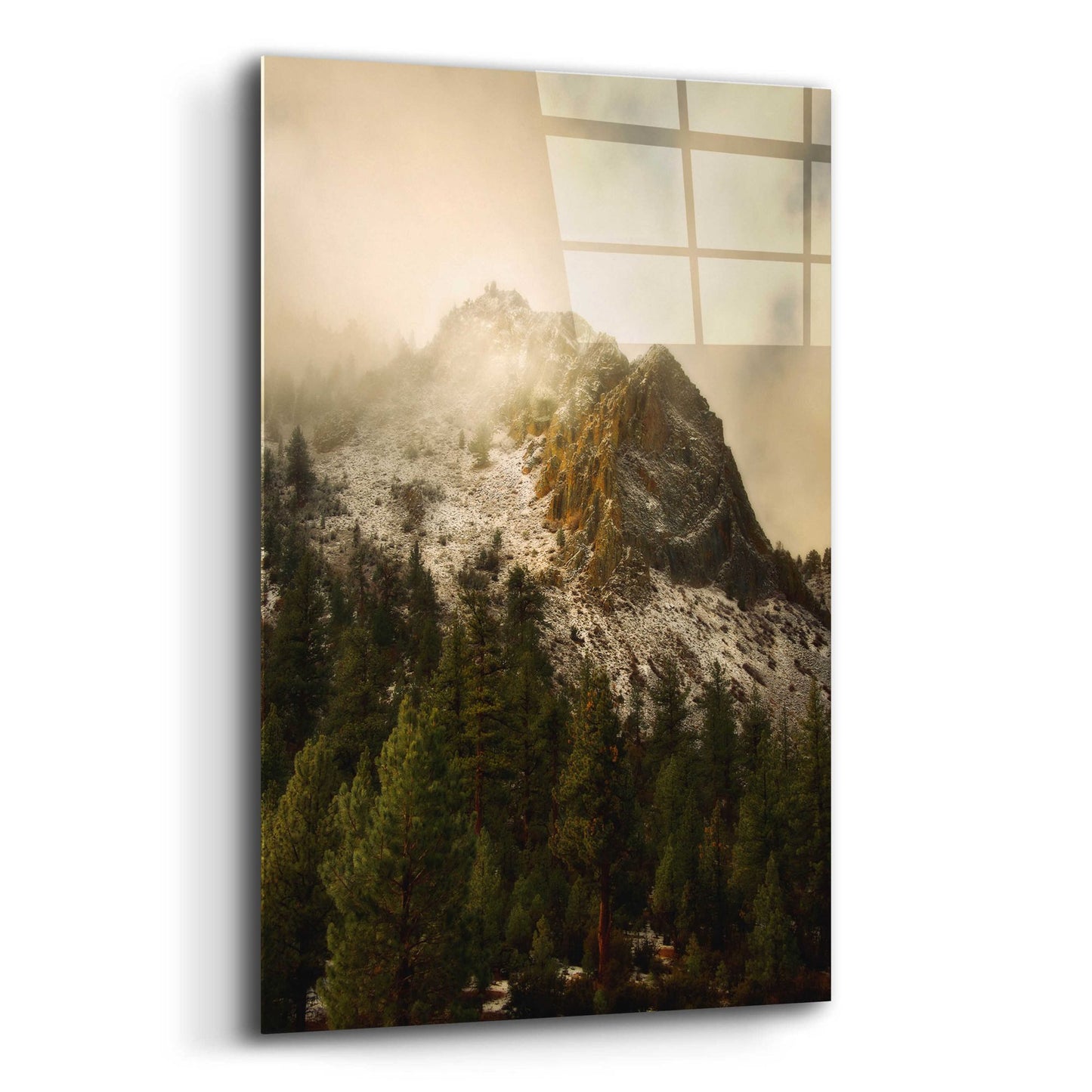 Epic Art 'Majestic Peak' by Natalie Mikaels, Acrylic Glass Wall Art,12x16