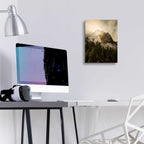 Epic Art 'Majestic Peak' by Natalie Mikaels, Acrylic Glass Wall Art,12x16