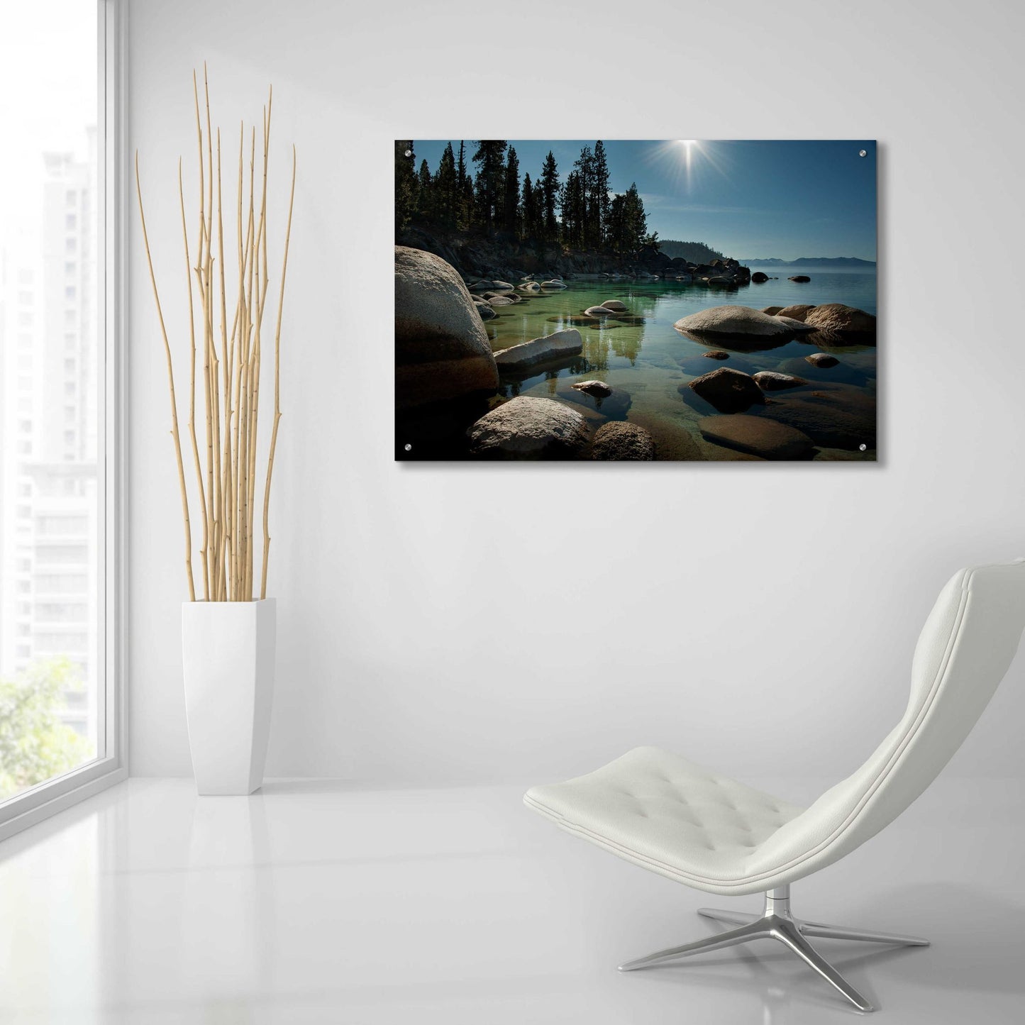 Epic Art 'Heaven Over Tahoe' by Natalie Mikaels, Acrylic Glass Wall Art,36x24