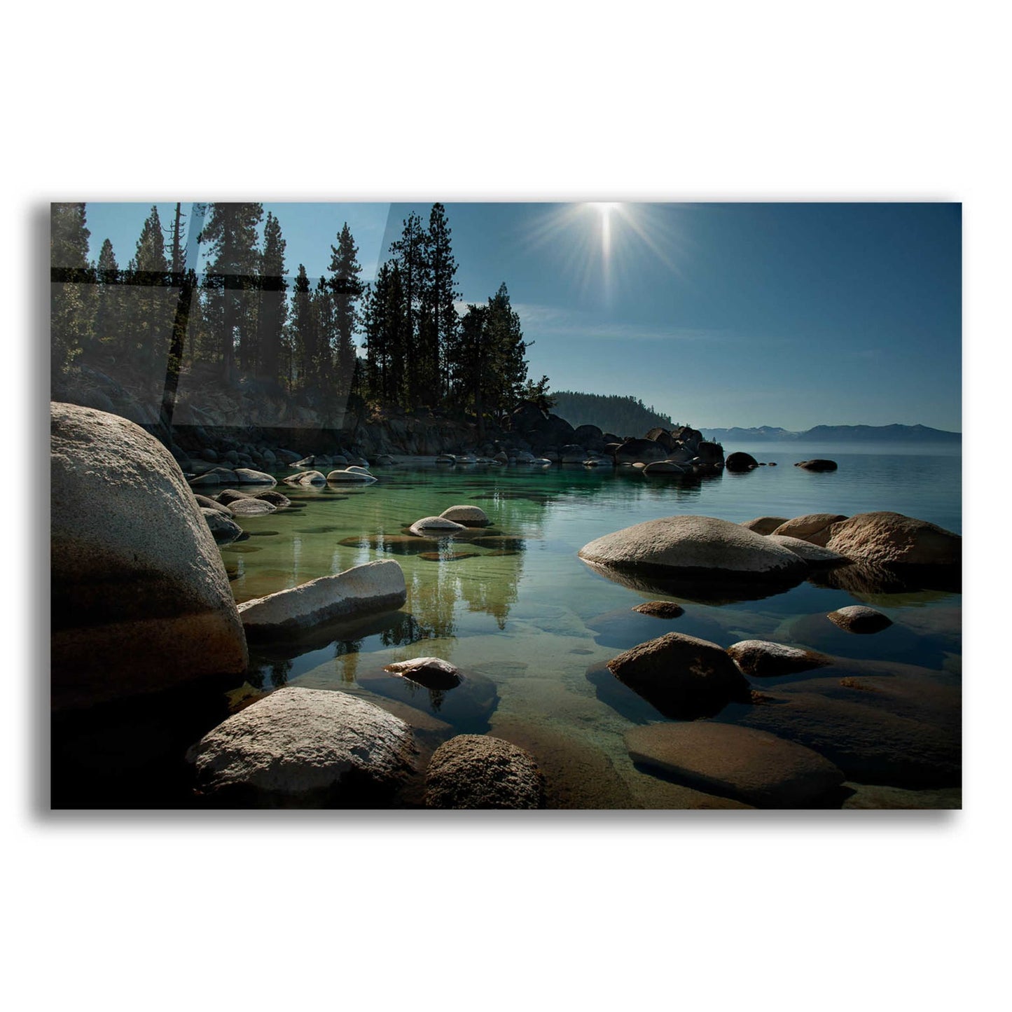 Epic Art 'Heaven Over Tahoe' by Natalie Mikaels, Acrylic Glass Wall Art