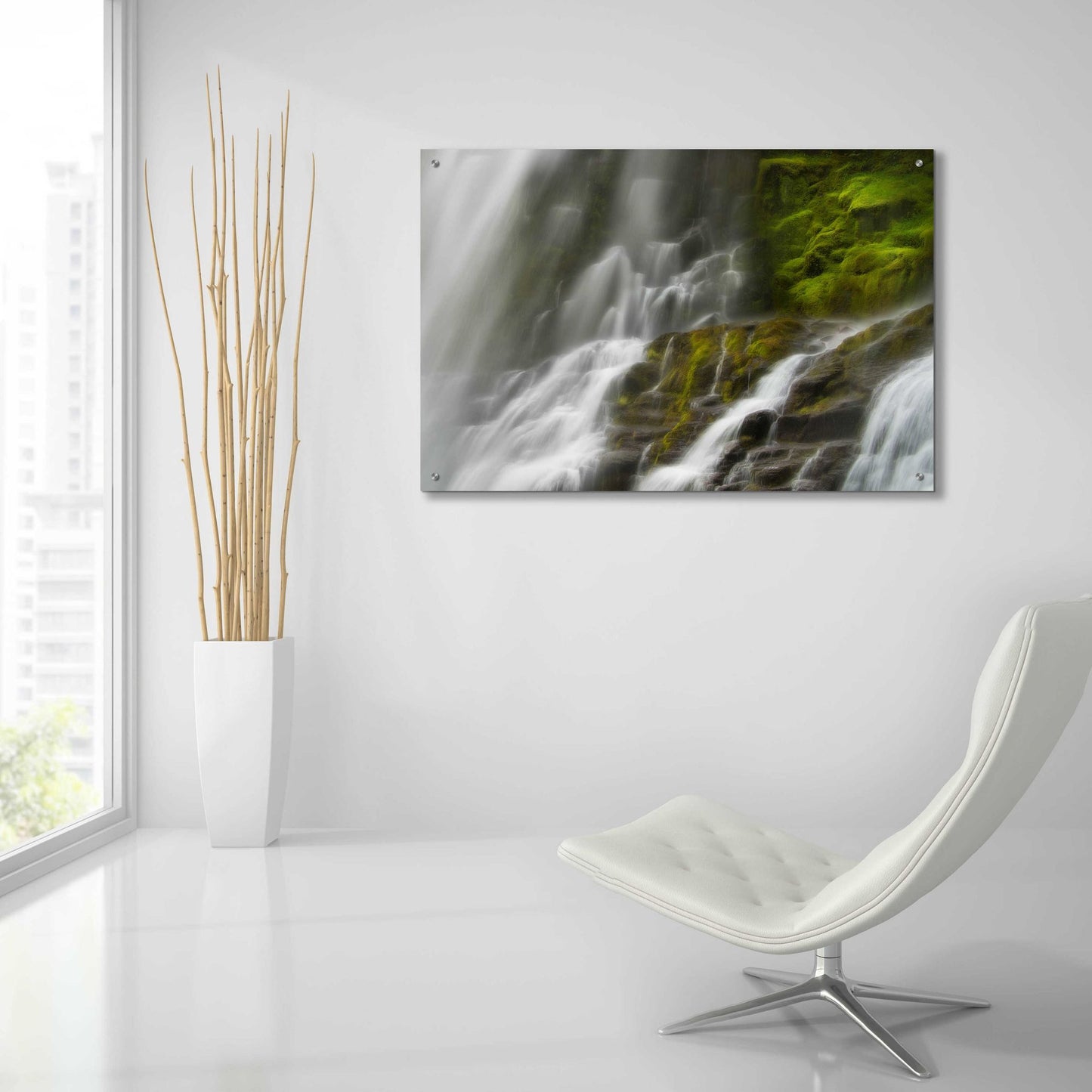 Epic Art 'Glowing Mist' by Natalie Mikaels, Acrylic Glass Wall Art,36x24