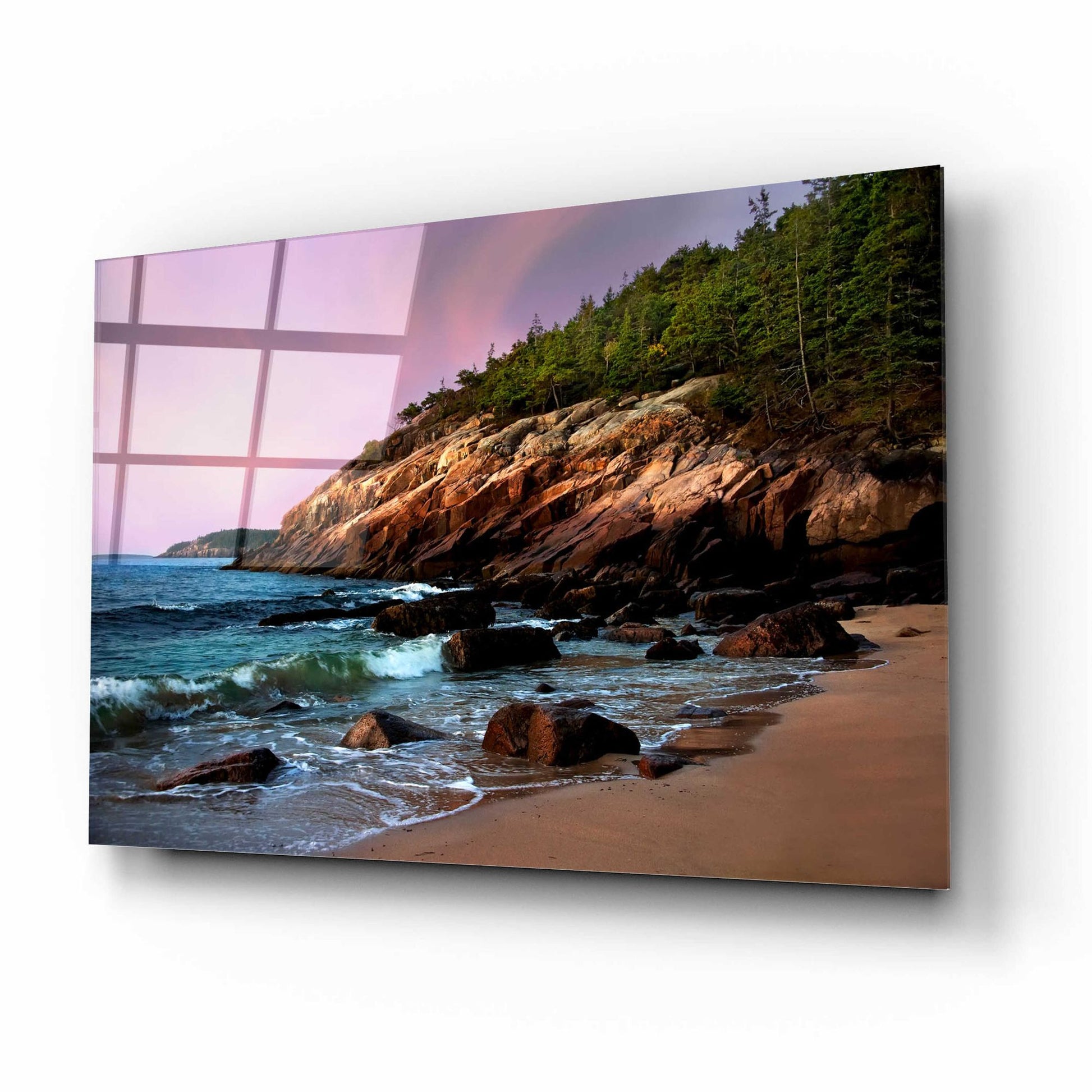 Epic Art 'Acadia Magic' by Natalie Mikaels, Acrylic Glass Wall Art,16x12