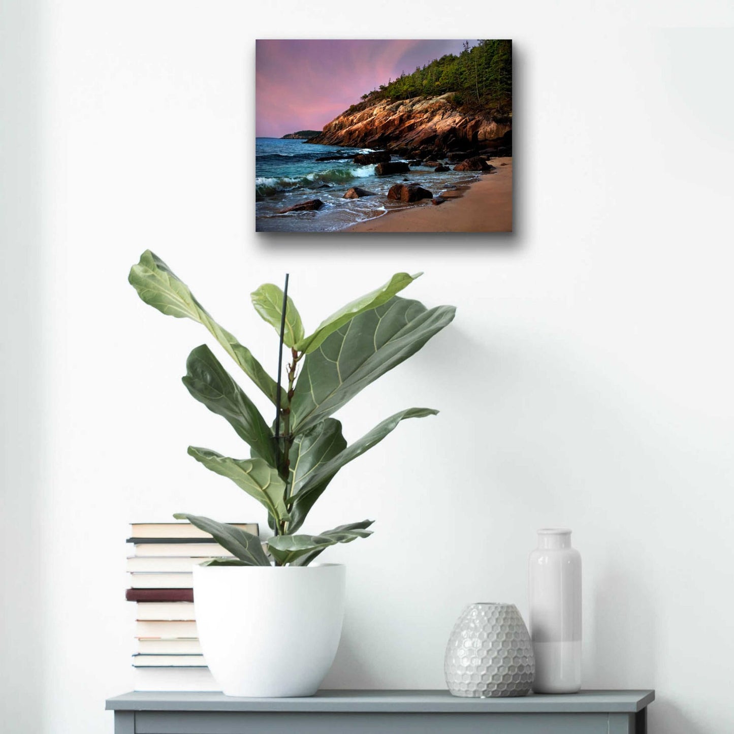 Epic Art 'Acadia Magic' by Natalie Mikaels, Acrylic Glass Wall Art,16x12