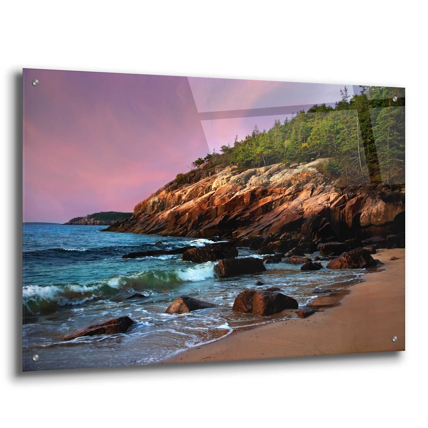 Epic Art 'Acadia Magic' by Natalie Mikaels, Acrylic Glass Wall Art,36x24