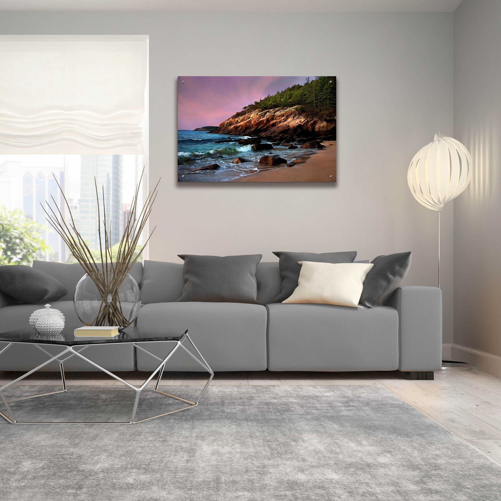 Epic Art 'Acadia Magic' by Natalie Mikaels, Acrylic Glass Wall Art,36x24