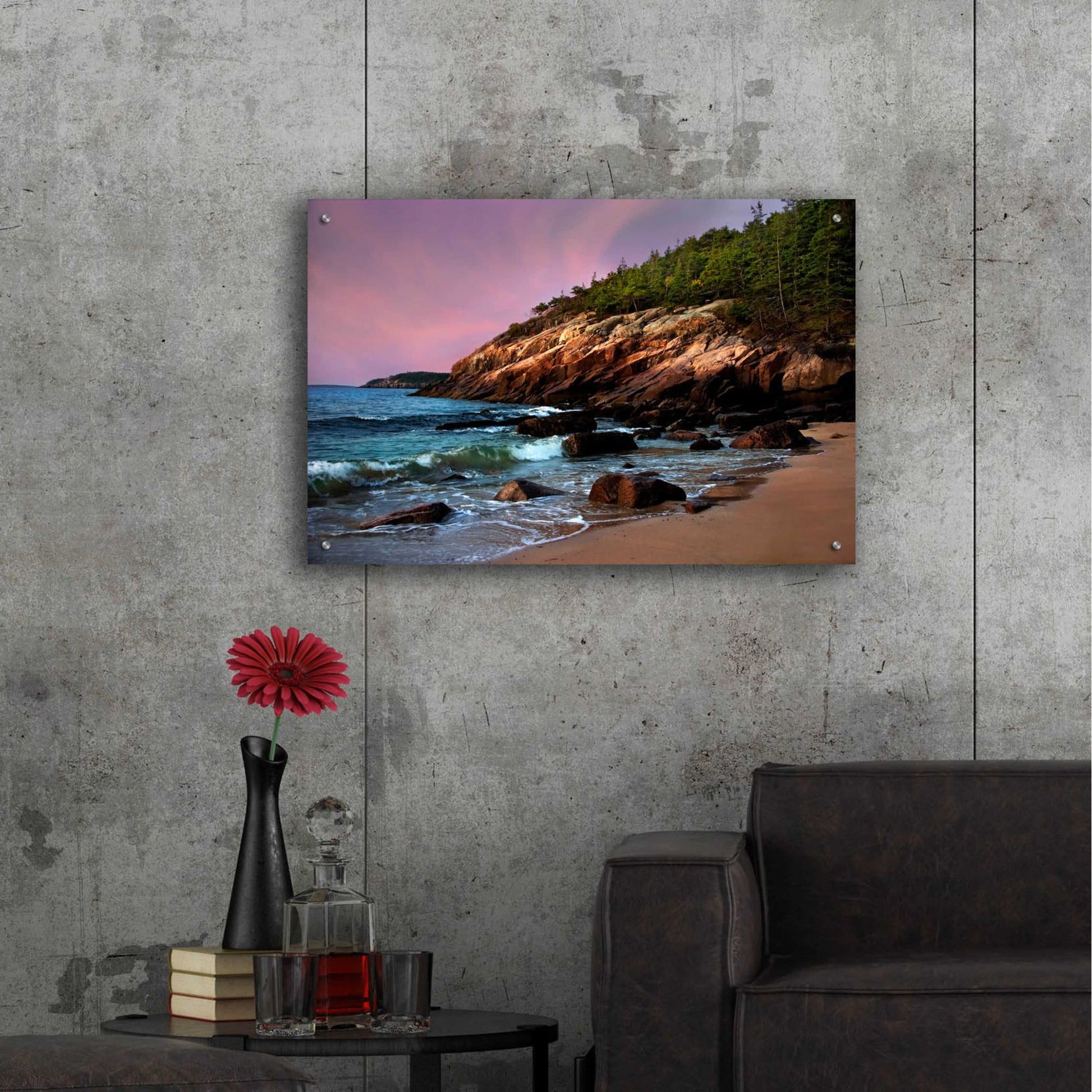 Epic Art 'Acadia Magic' by Natalie Mikaels, Acrylic Glass Wall Art,36x24