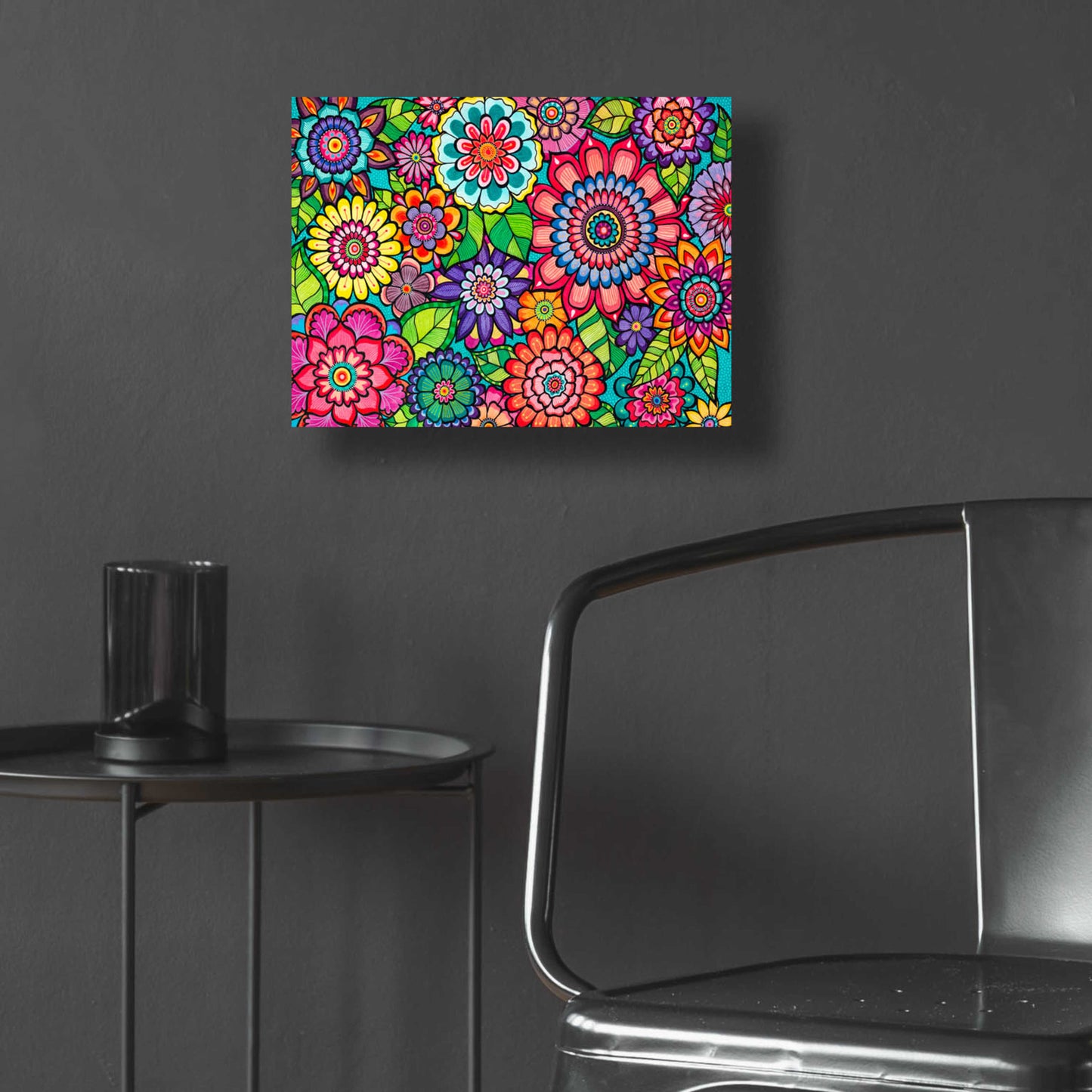 Epic Art 'Blooming Blooms' by Hello Angel, Acrylic Glass Wall Art,16x12