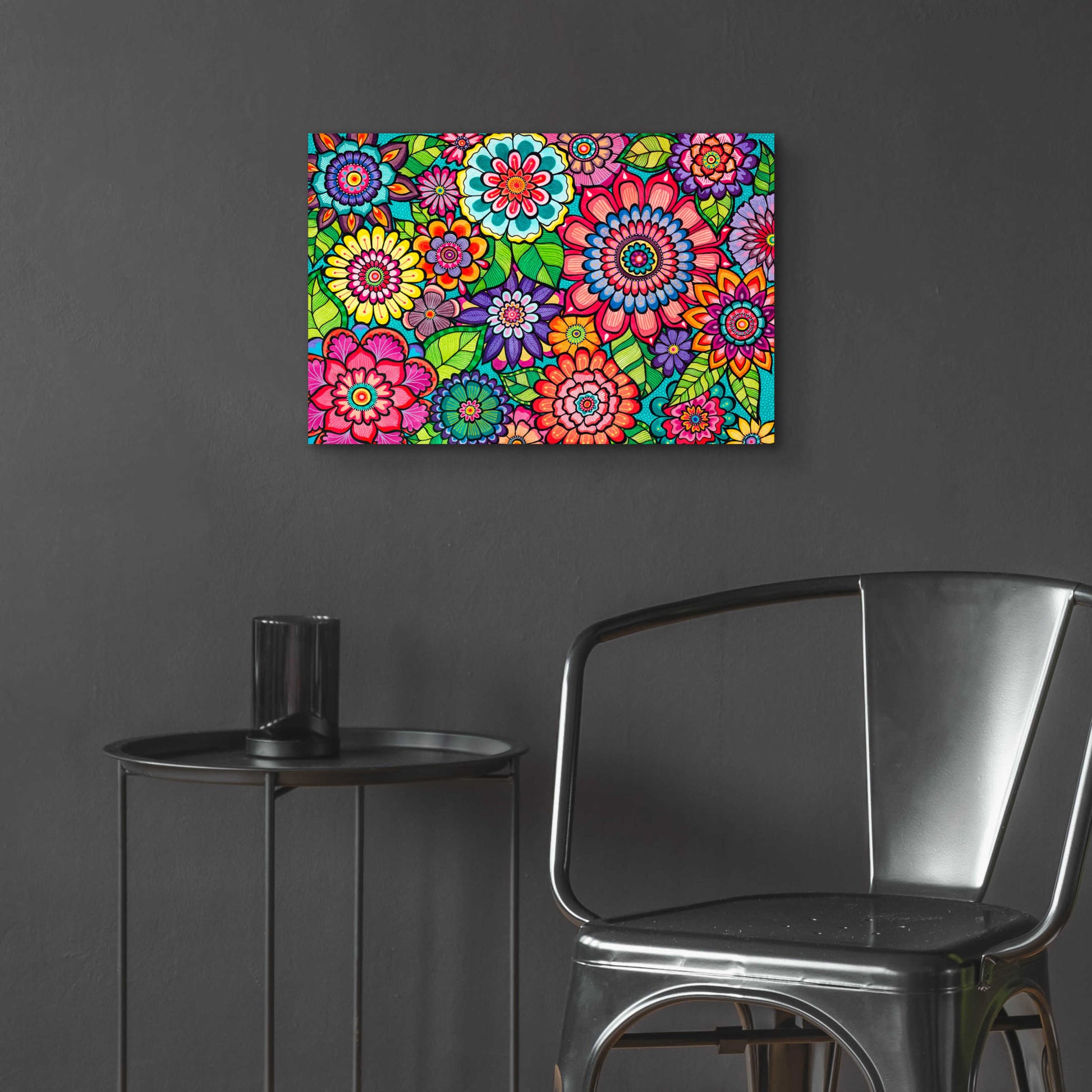 Epic Art 'Blooming Blooms' by Hello Angel, Acrylic Glass Wall Art,24x16