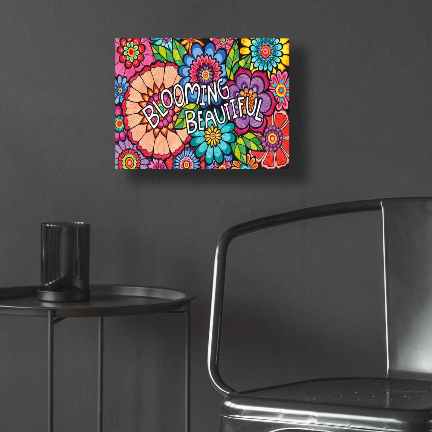 Epic Art 'Blooming Beautiful' by Hello Angel, Acrylic Glass Wall Art,16x12