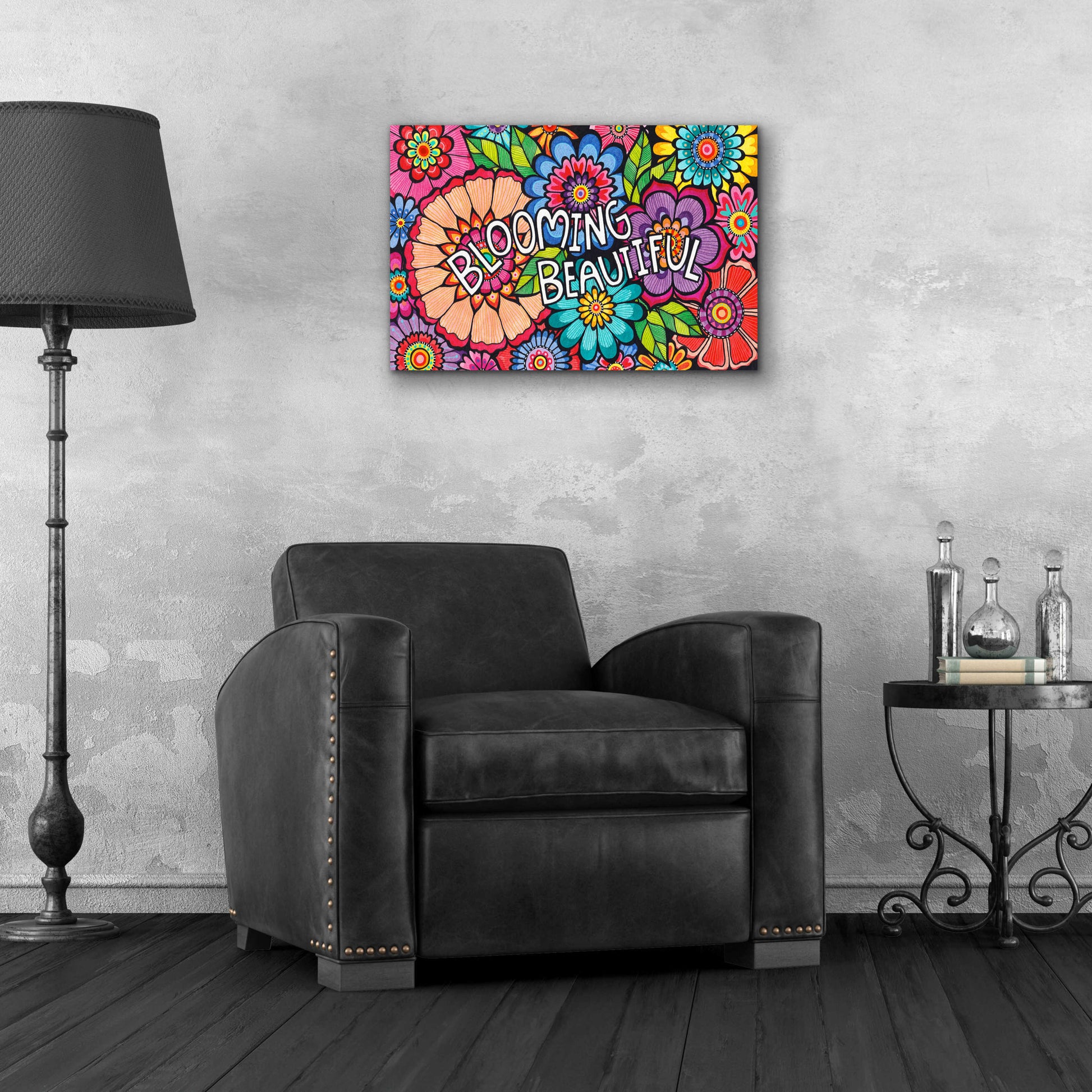 Epic Art 'Blooming Beautiful' by Hello Angel, Acrylic Glass Wall Art,24x16